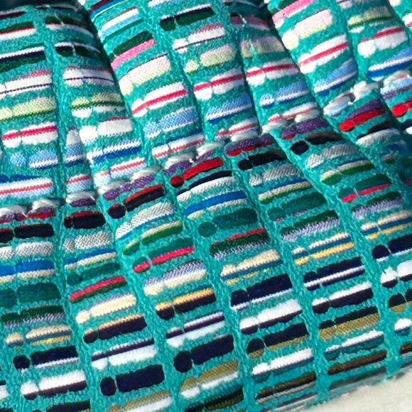 New! SAS Sunny Slip-On Leather Loafers - Turquoise/Rainbow. W Sz 8M - Picture 6 of 15